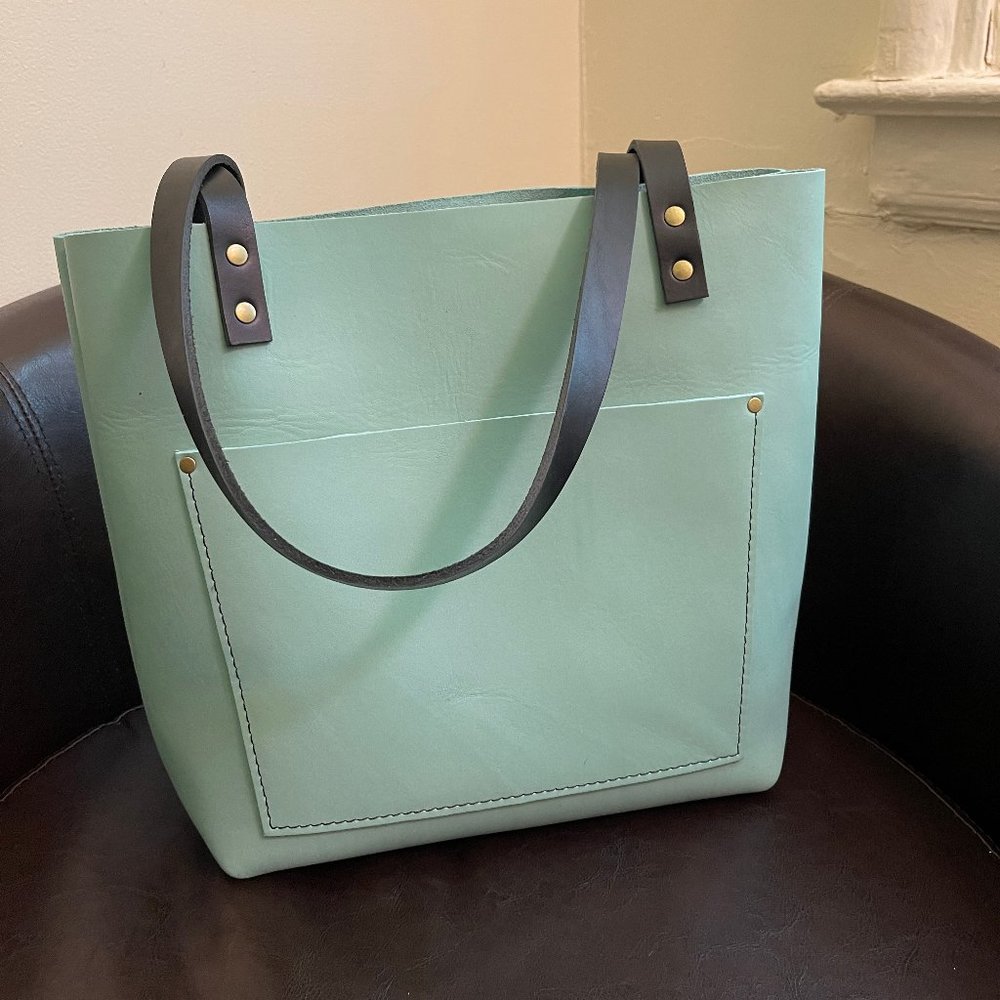 Medium Mint tote from Portland Leather Goods